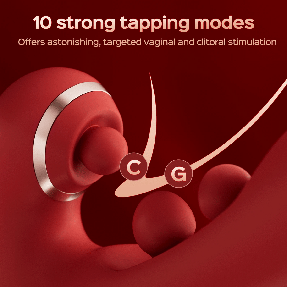 Tickler Wiggling G Spot Vibrator And Tapping Clitoral Stimulator Sweetyheart 
