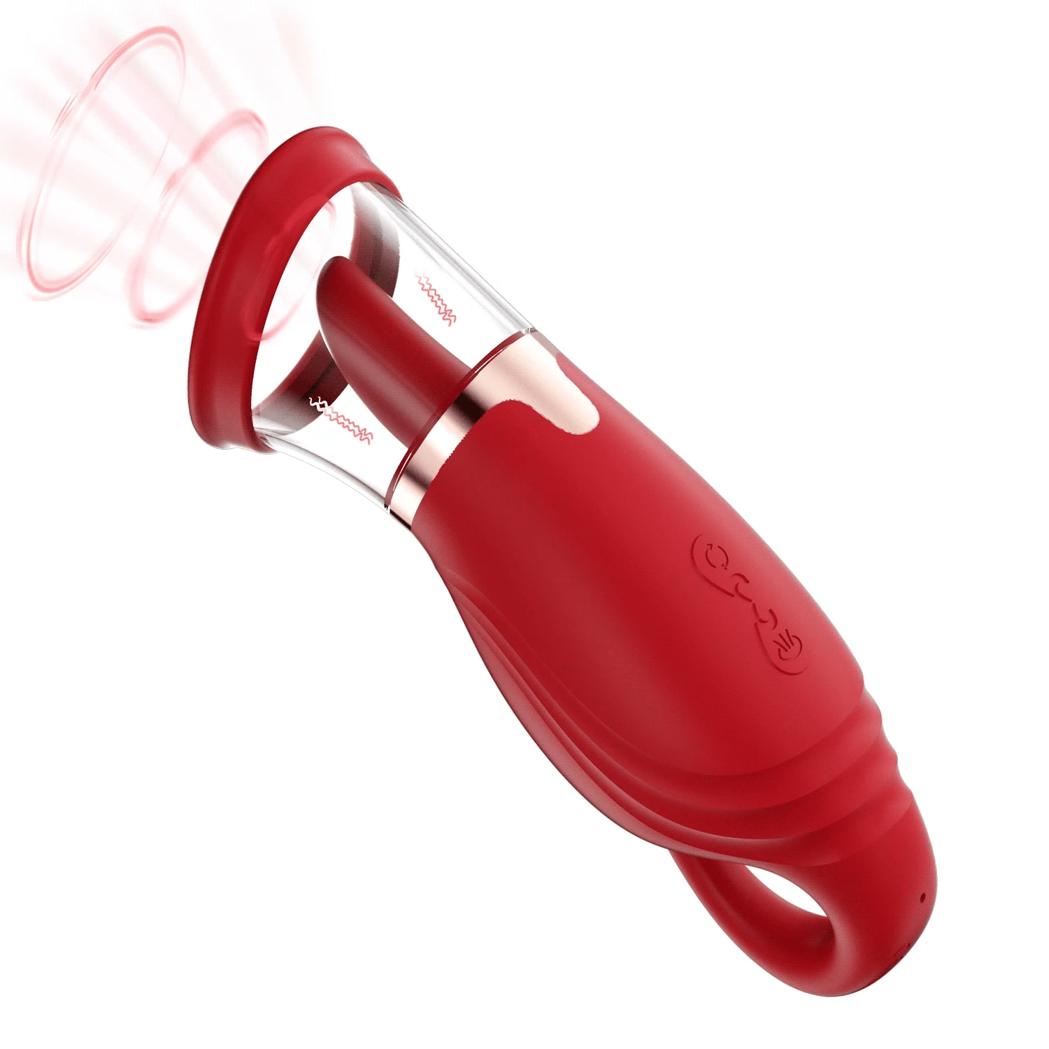 Ora - Pompa per fica con stimolatore clitorideo per succhiare e leccare