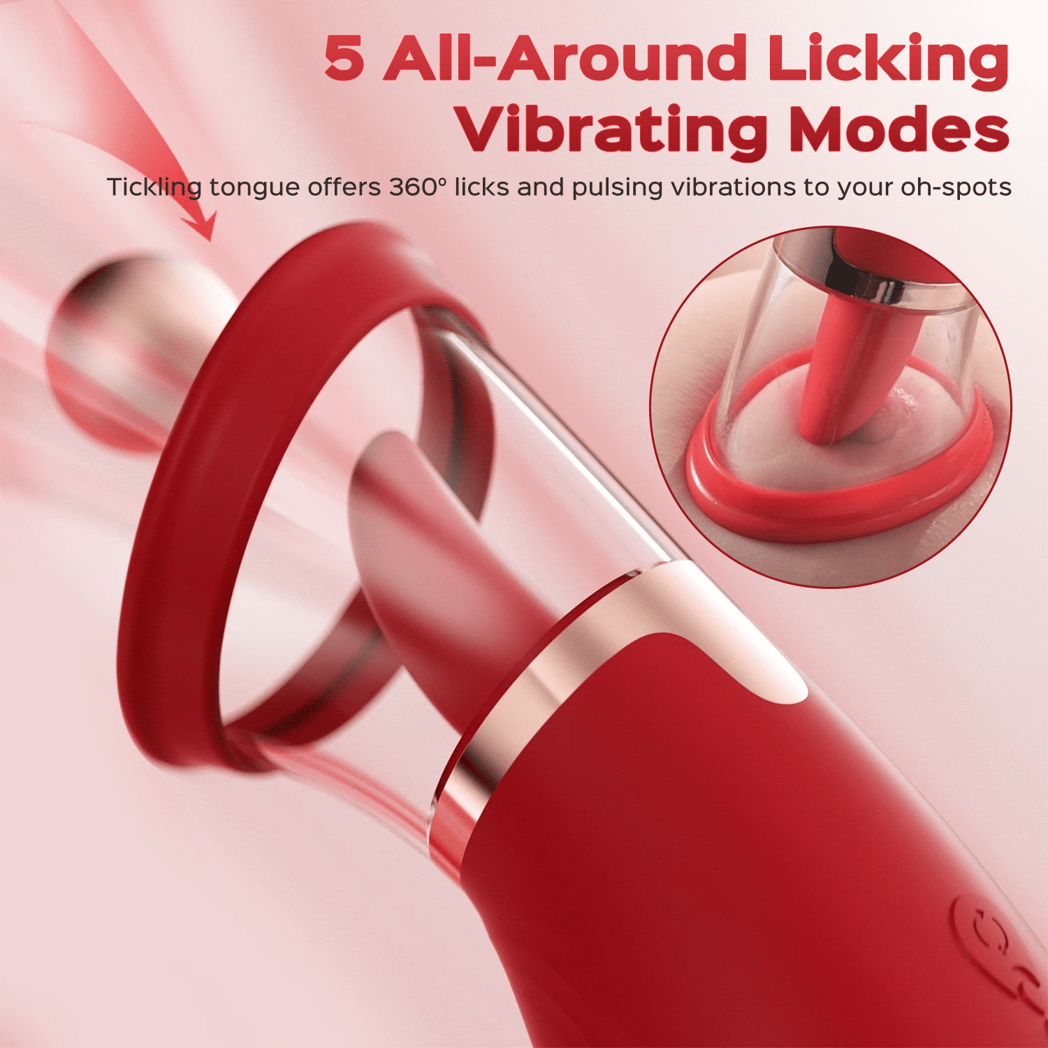 Ora – Klitoris-Stimulator-Muschi-Pumpe zum Saugen und Lecken