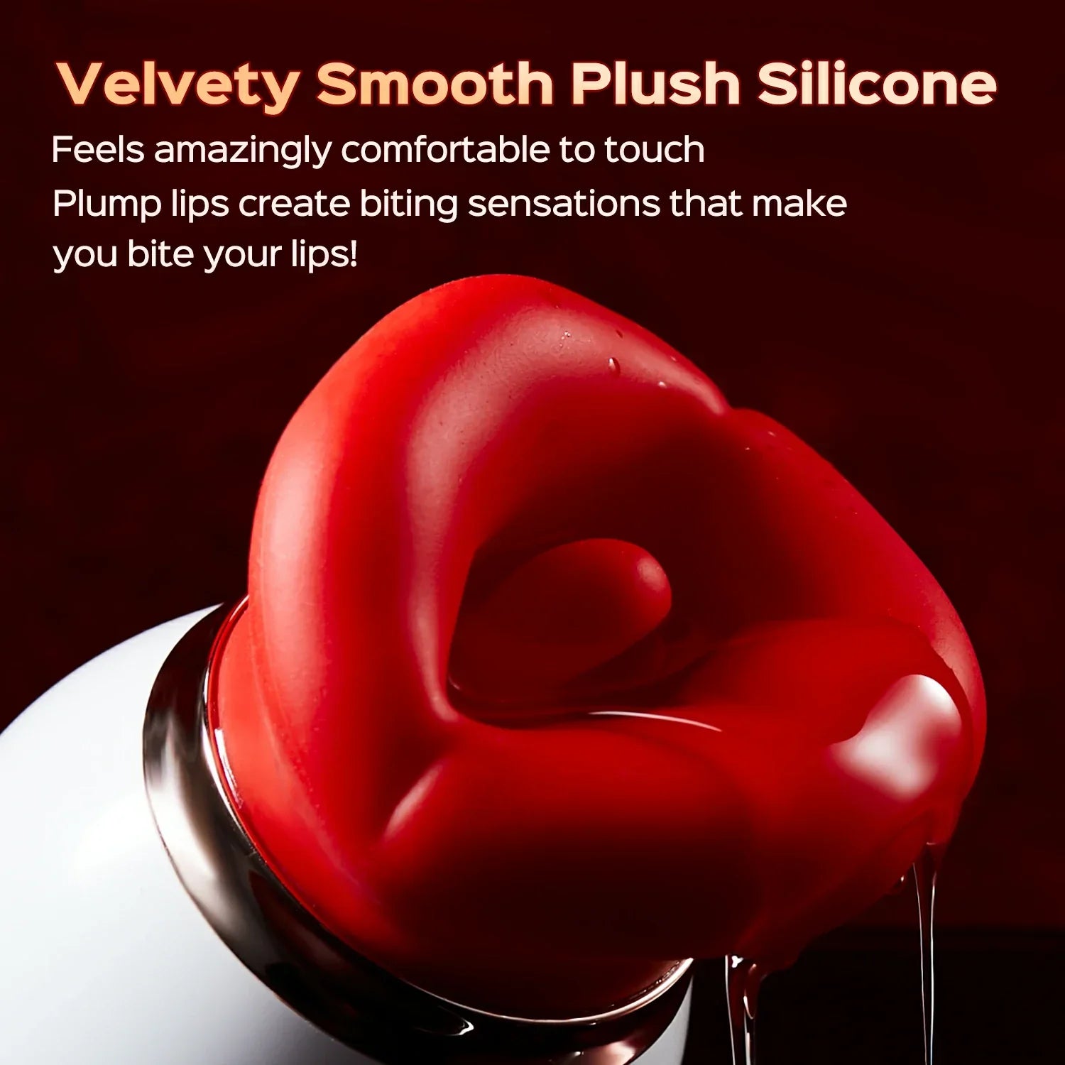 WHIRLY - 3 In 1 Mouth Shaped Sucking Vibrator 10 Tongue Licking Clit Stimulator