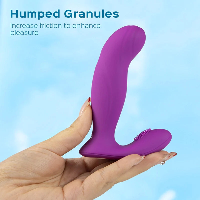 Allure - Vibromasseur portable pour point G avec stimulateur de clitoris