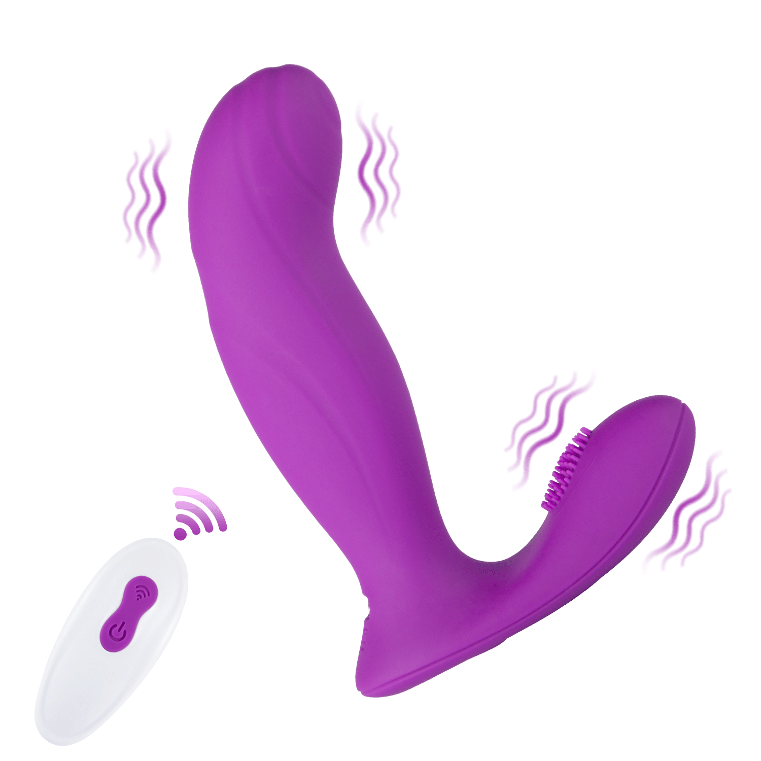 Allure - Vibromasseur portable pour point G avec stimulateur de clitoris