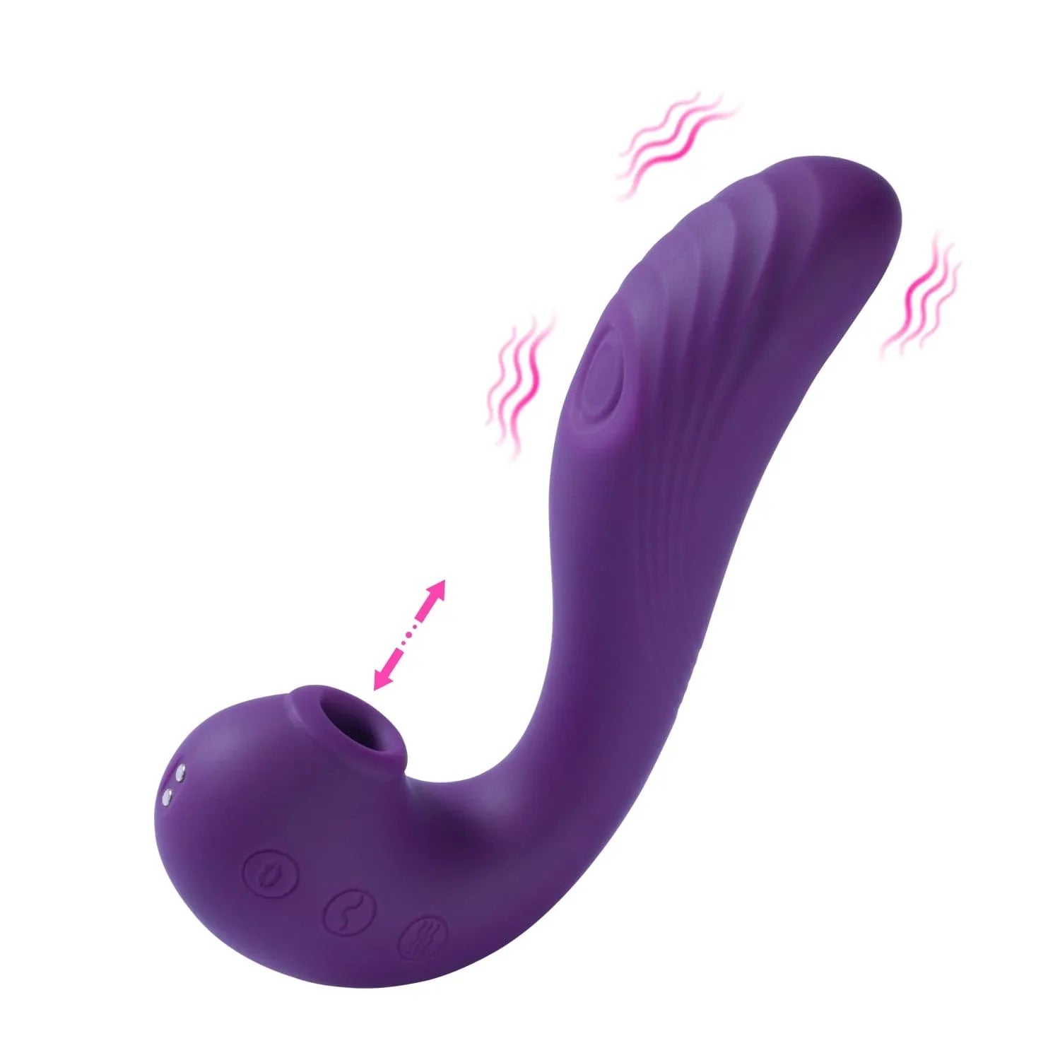Angel - Lèche-clitoris triple et stimulateur du point G