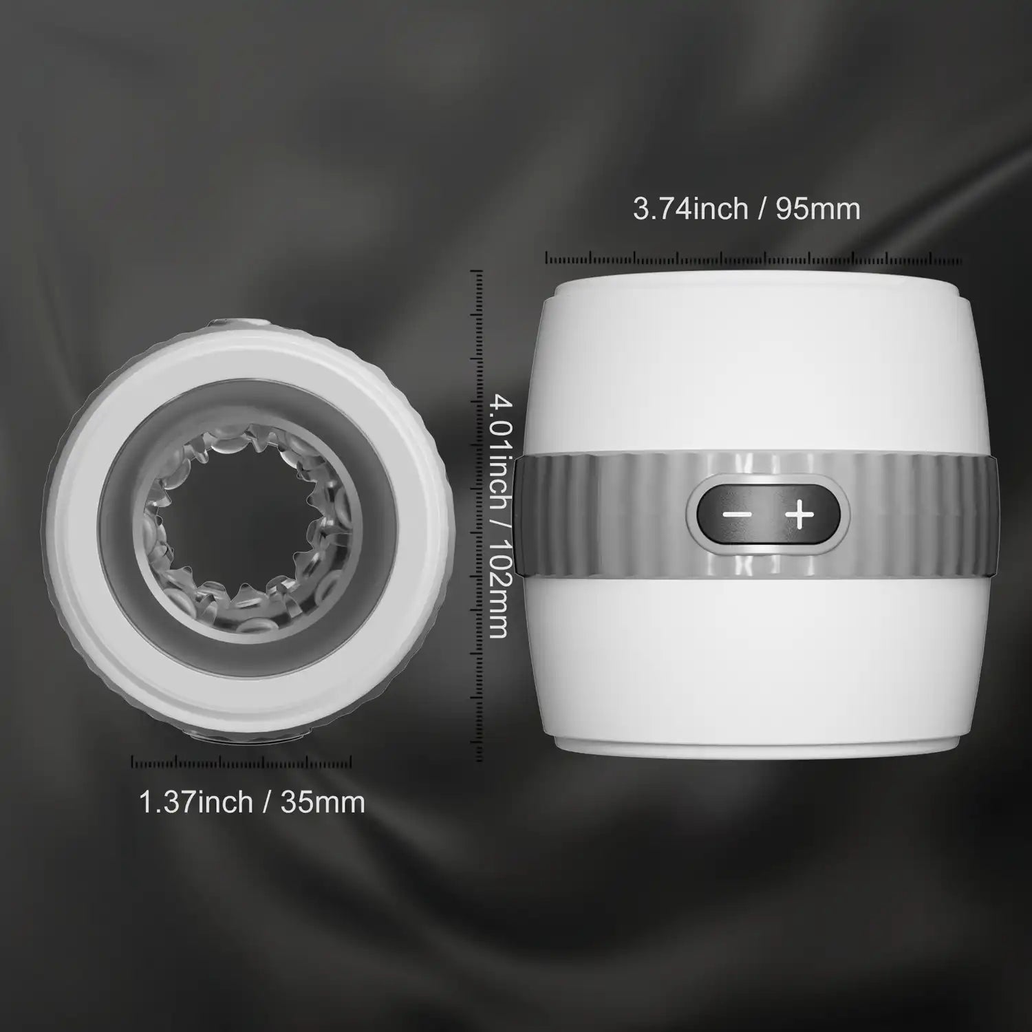 Barrel Cup - Estimulador de pene con vibración abierta