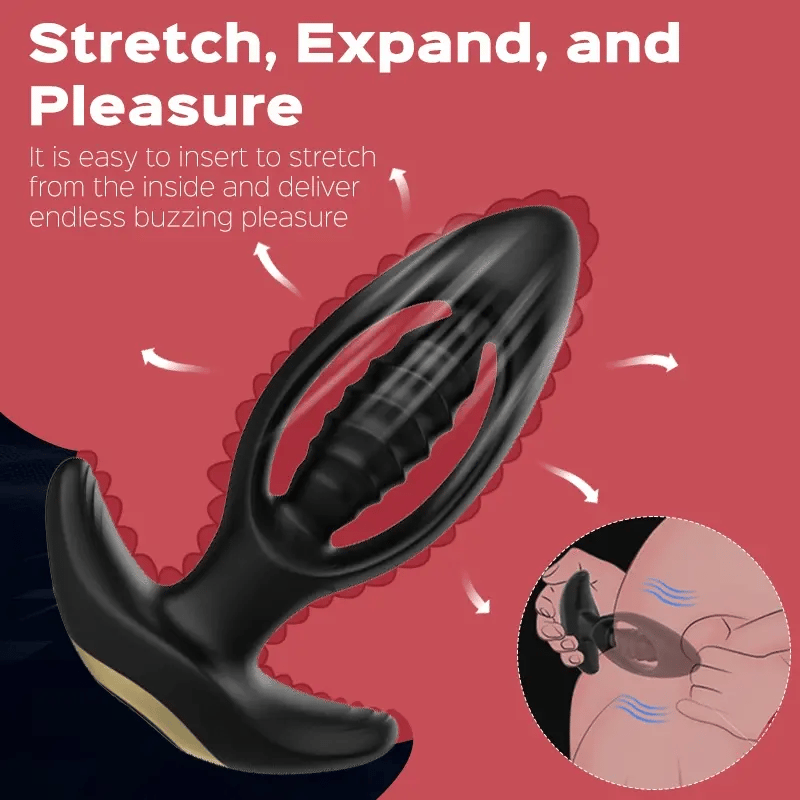 Habiki - Hollow Vibrating Butt Plug & Prostate Massager 