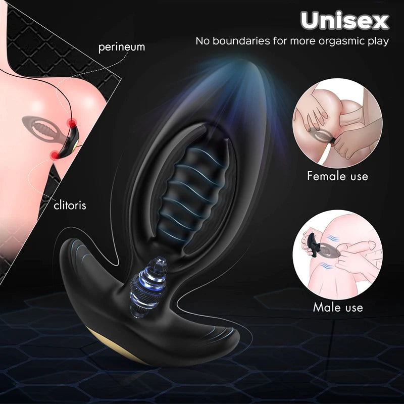 Habiki - Plug anale vibrante cavo e massaggiatore prostatico