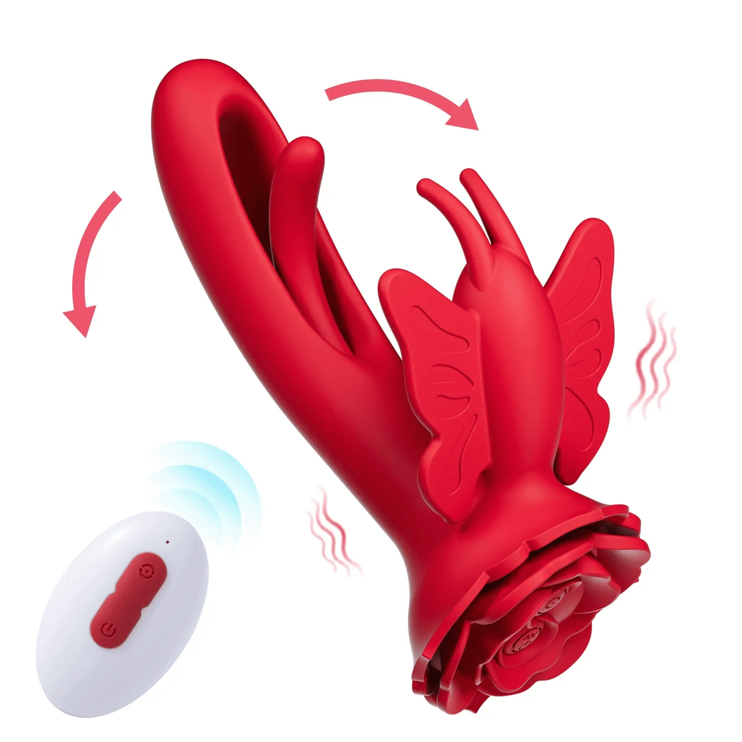 Skylar - Vibratore toccante per il punto G che succhia il clitoride