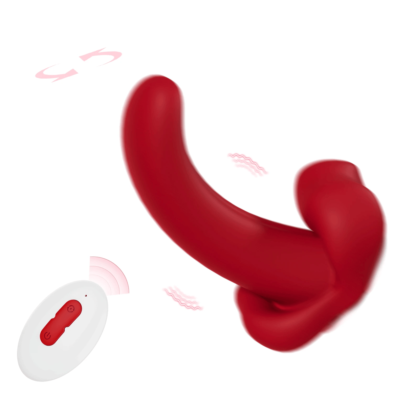 Liplock – Big Mouth rotierender Zungenvibrator mit Fernbedienung