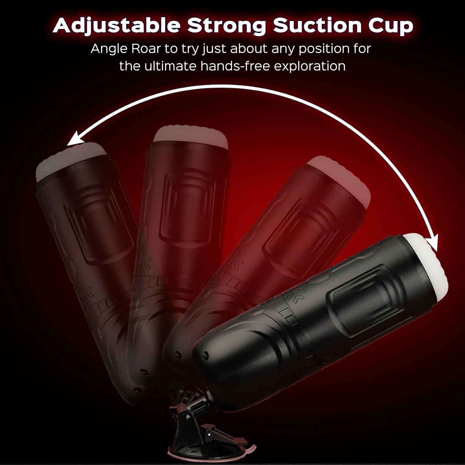 Roar - Vibrating Thrusting & Rotating Auto Stroker Male Masturbator with Suction Cup