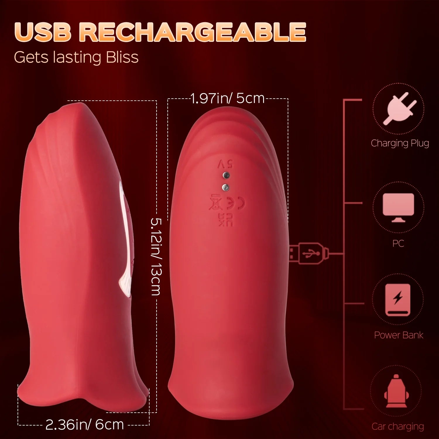 Rosella - Vibrateur mordant de bouche de jouet sexuel oral super vibrant de chatouilleur de clitoris