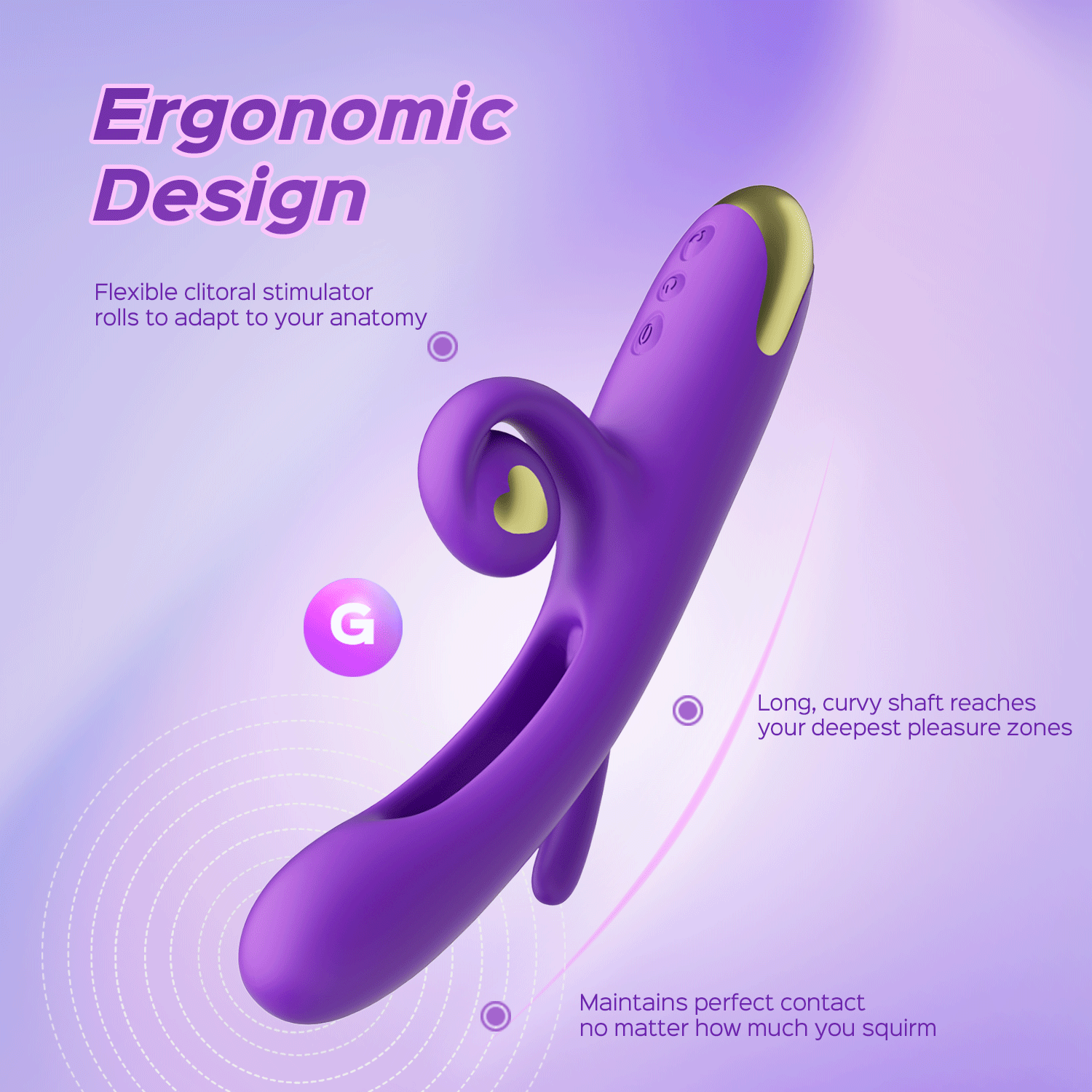 Samara – Klitoris-Stimulator, Kaninchenfinger-Tipping-G-Punkt-Vibrator