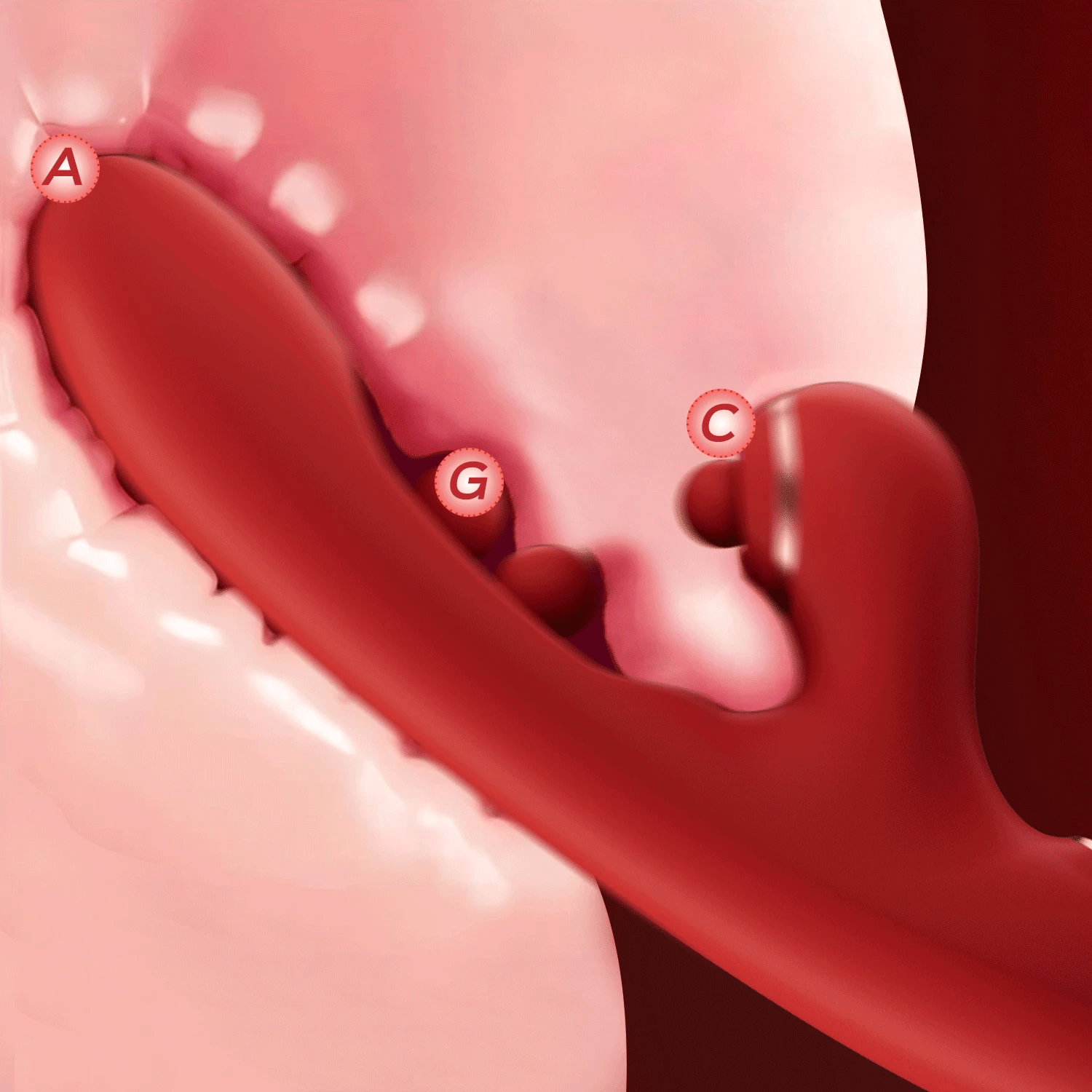 TICKLER Wackelnder G-Punkt-Vibrator und klopfender Klitorisstimulator