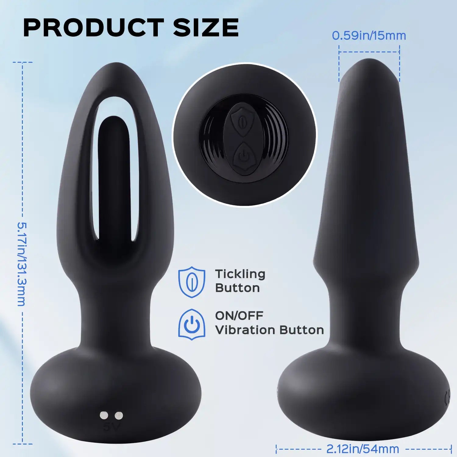 Taper - Tapping Prostate Massager Butt Plug Anal Vibrator 