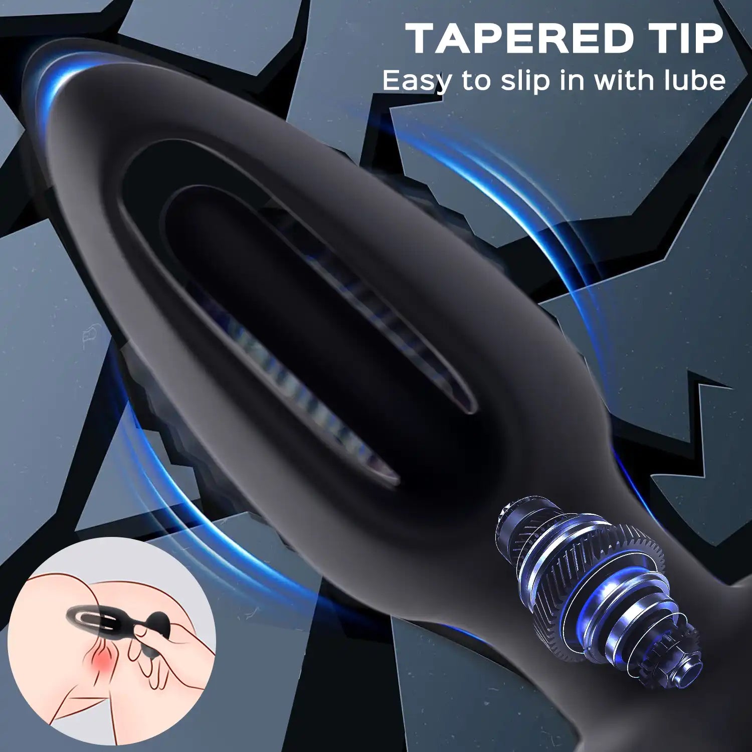 Taper - Tapping Prostate Massager Butt Plug Anal Vibrator 