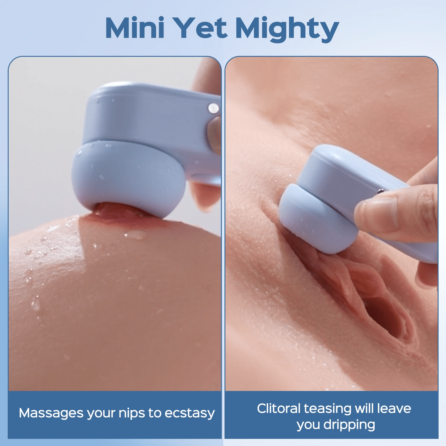 Whisper – Ohrhörer-Vibrator, saugender und klopfender Mini-Klitoris-Stimulator