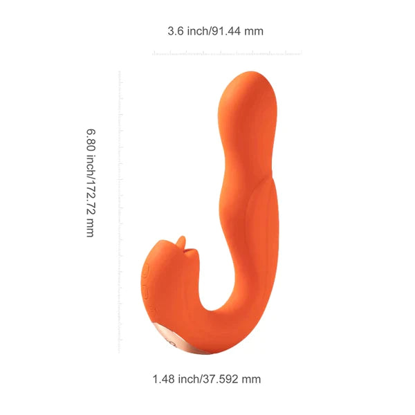 Joi – G-Punkt-Vibrator mit rotierendem Kopf und Klitorislecker