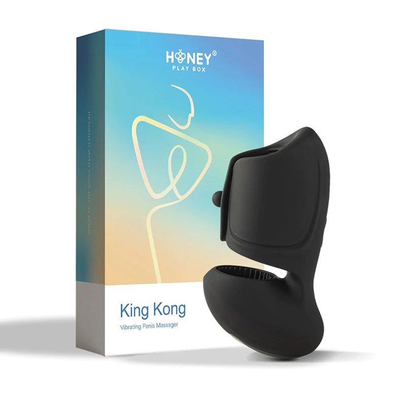 KING KONG Vibrating Male Masturbator Penis Massager 