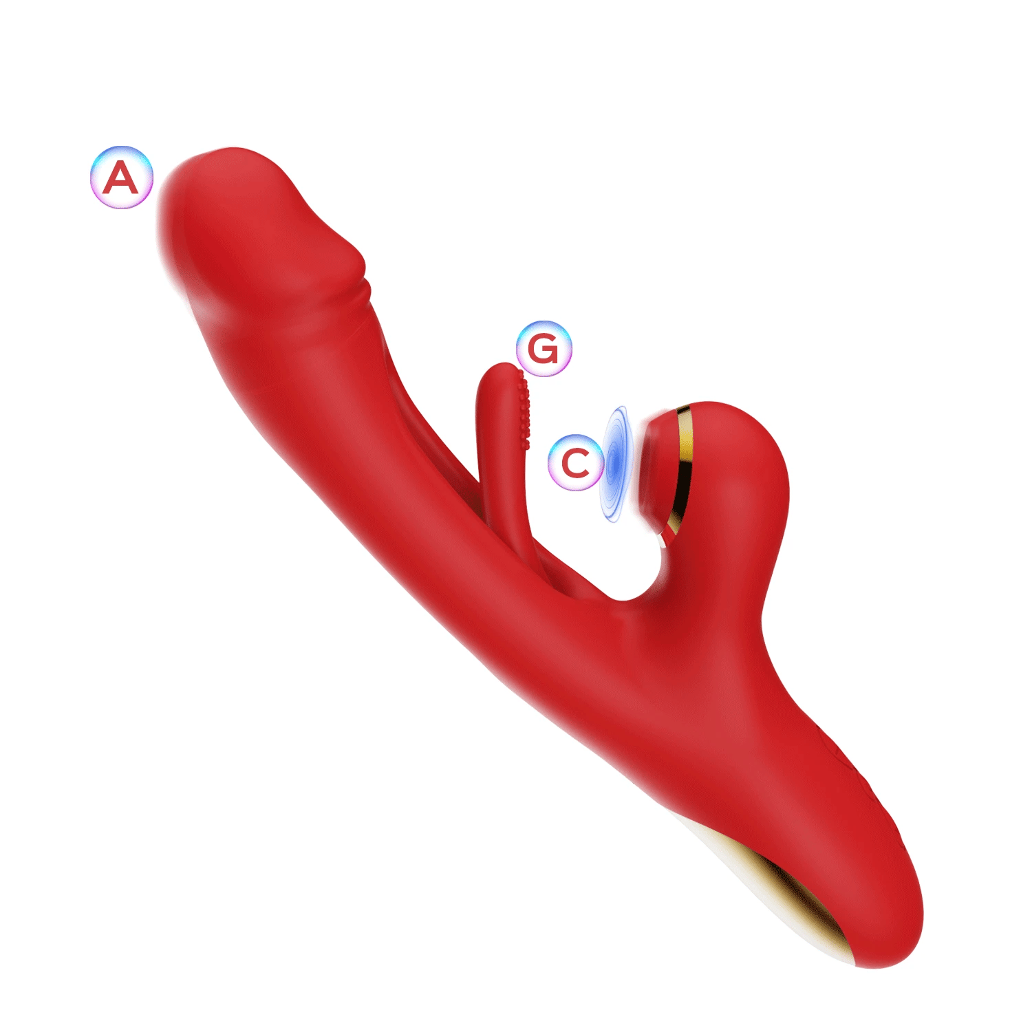 Skylar – Klitoris-saugender G-Punkt-Klopfvibrator